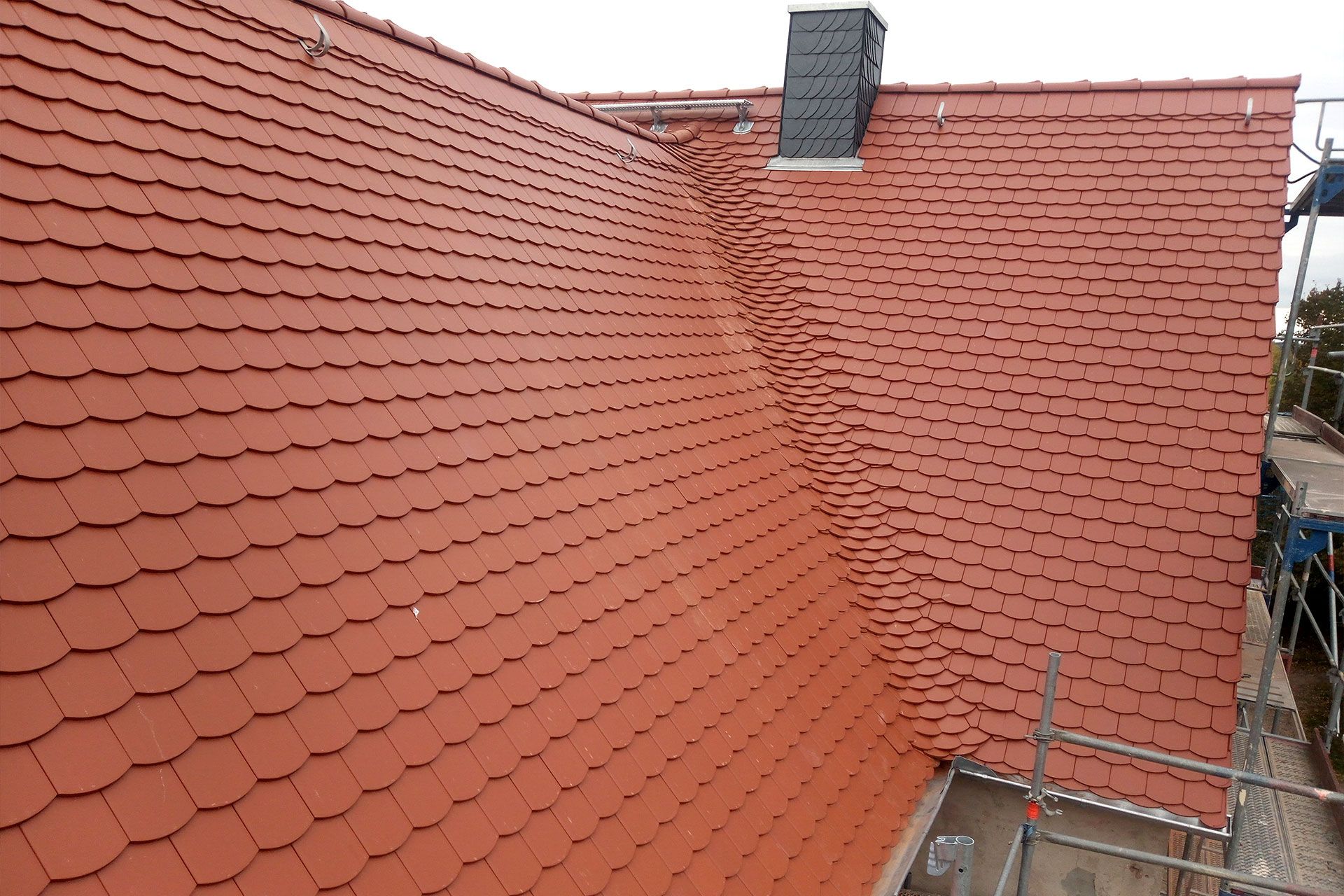 Biberschwanz Kehle Doppeldeckung Heinemann Dach GmbH