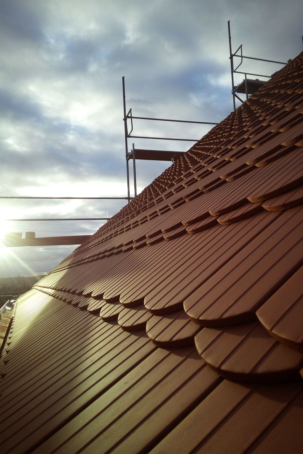 Biberschwanz Kronendeckung Heinemann Dach GmbH