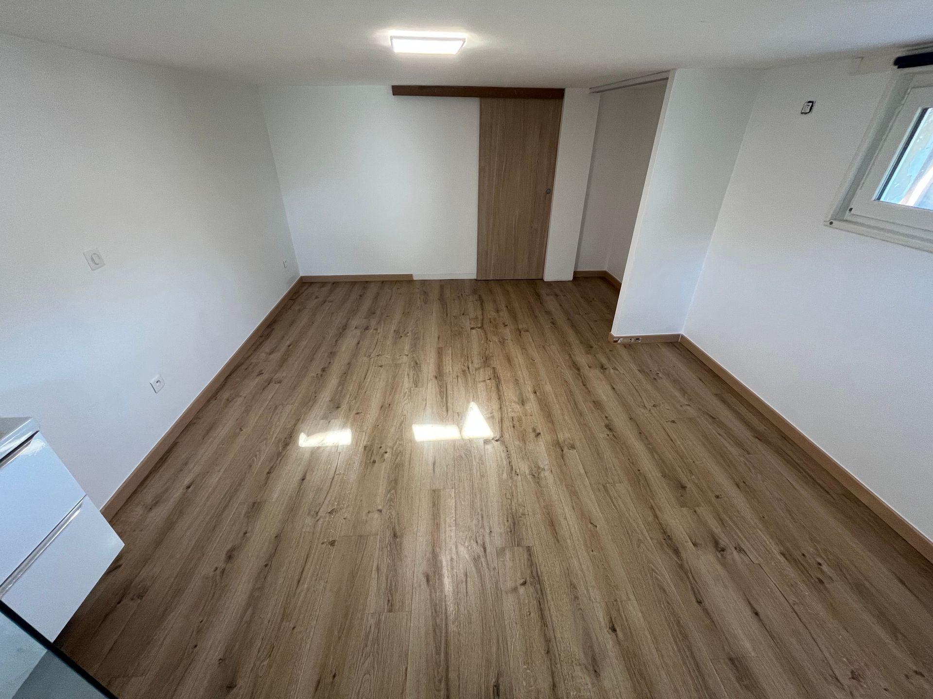 Une pose de parquet dans une chambre