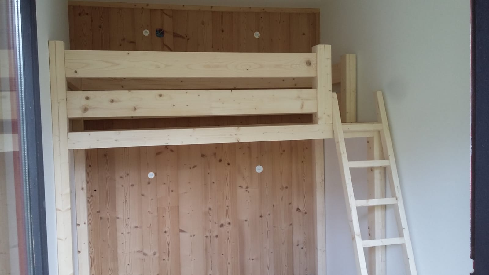 fabrication et pose d'un lit mezzanine