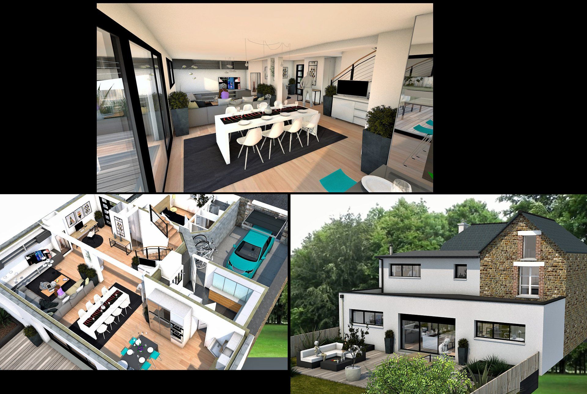 Extension d'une maison de ville