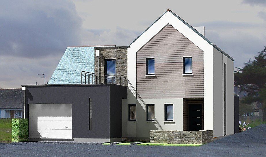 Maison au bord de la mer