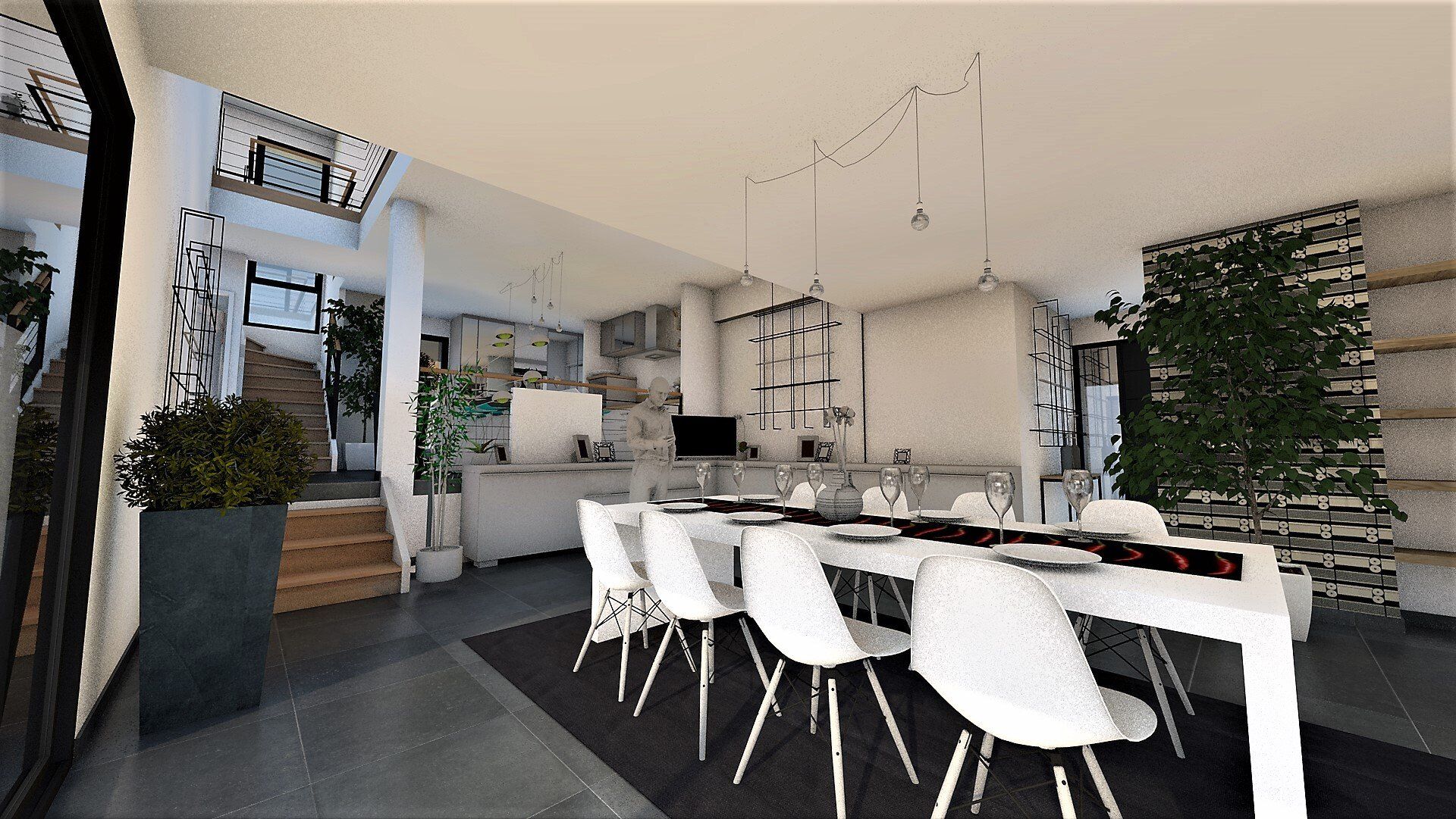 Maison à demi-niveau