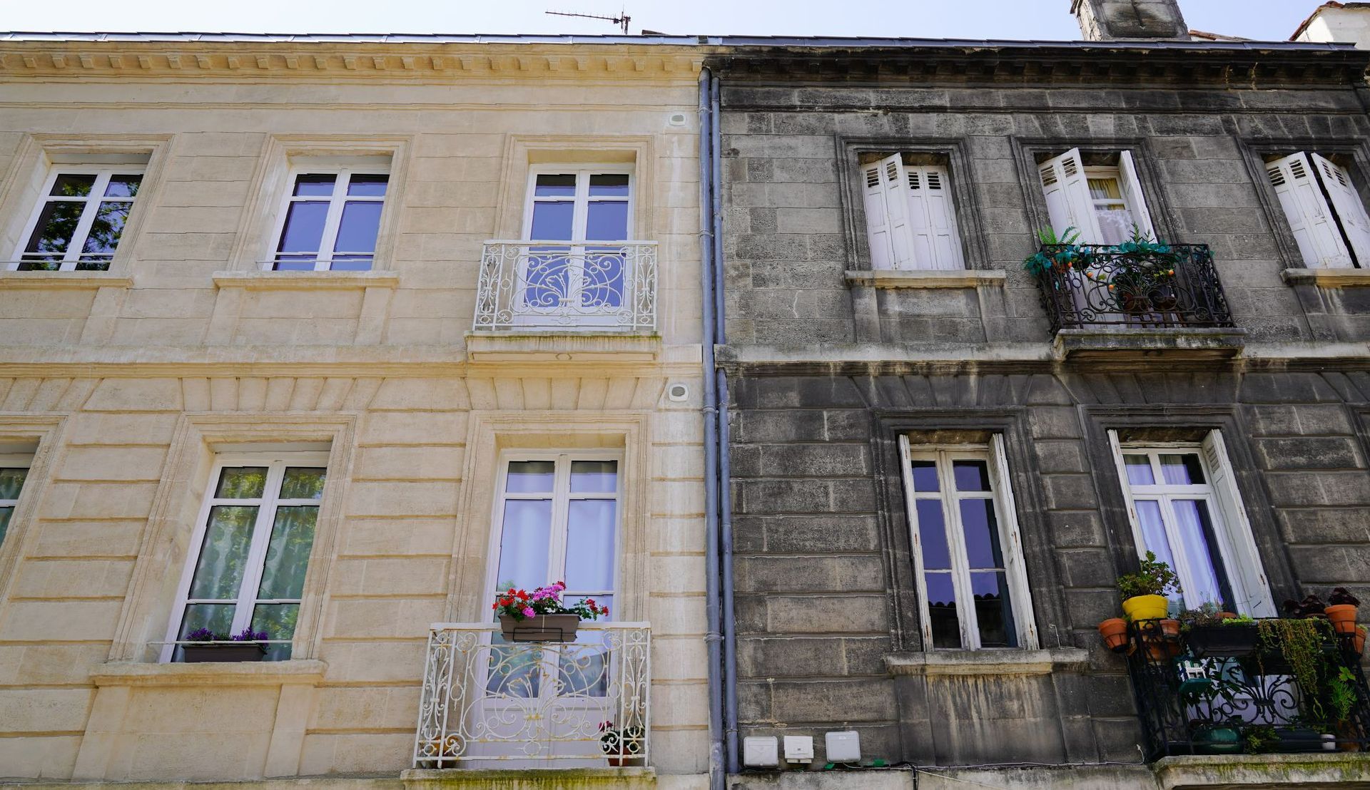 Rénovation de la façade centre