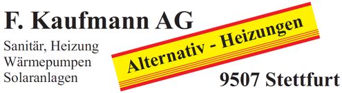 Logo | F. Kaufmann AG | Heizung, Sanitär, Wärmepumpe Solaranlage | Frauenfeld