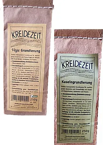 Kasein & Vega Grundierung Kreidezeit