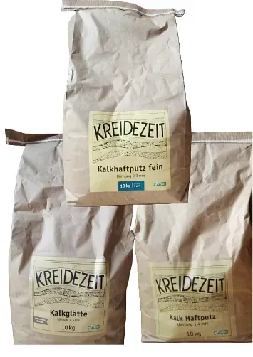 Kalk-Putz: glatt, fein, grob