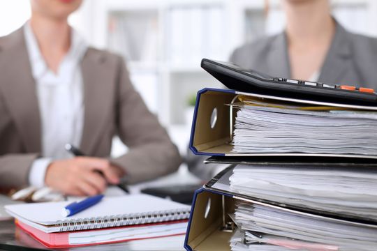 Des dossiers papiers