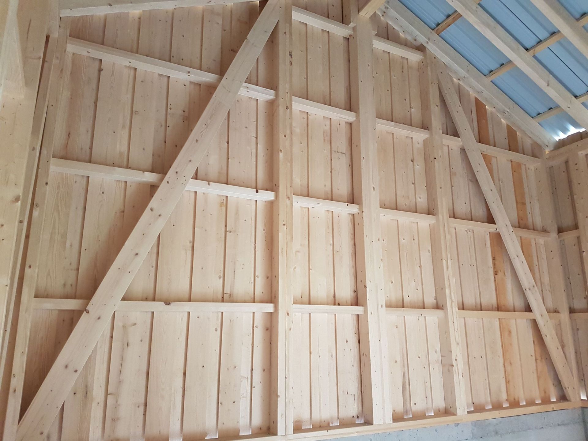 Weidstall Neubau Gebr. Kuriger