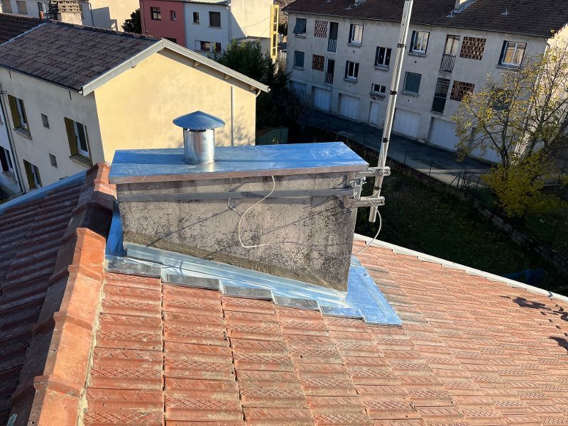 Travaux d'abergement de cheminée