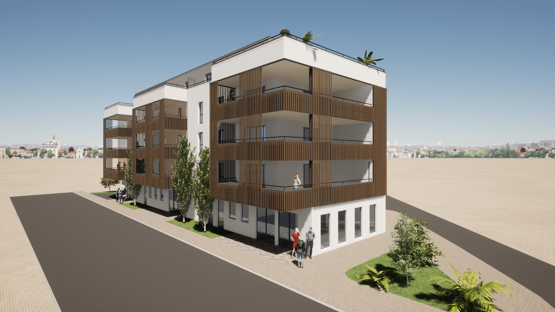 Prise de vue numérique bâtiment 4