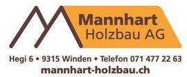Logo von der Mannhart Holzbau AG