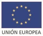 La bandera de la unión de Europa con un círculo de estrellas en el medio.