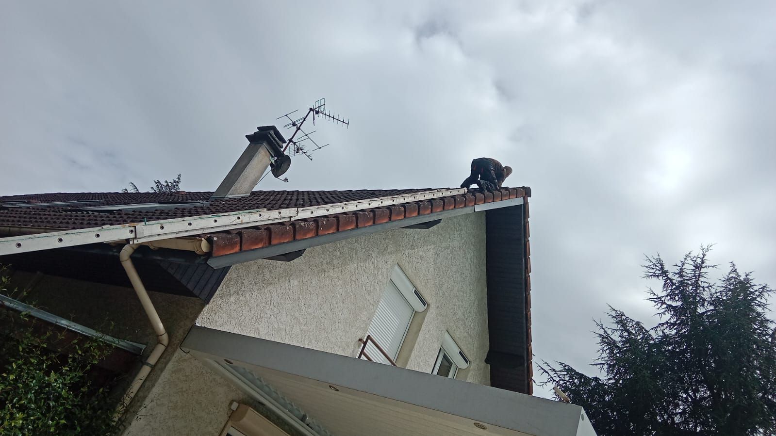 Travaux de zinguerie sur toiture