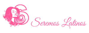 Un logotipo rosa para una empresa llamada Seremos Latinas.