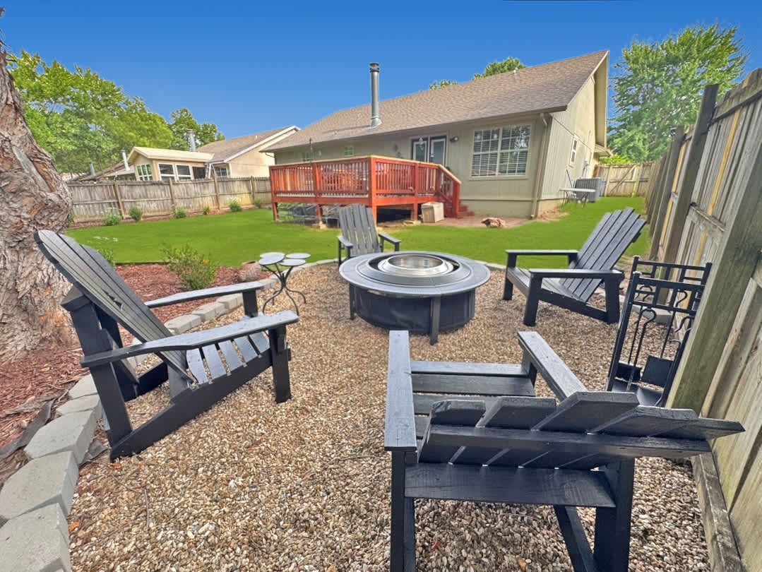 Short term rental in Fayetteville, Arkansas next to the University of Arkansas