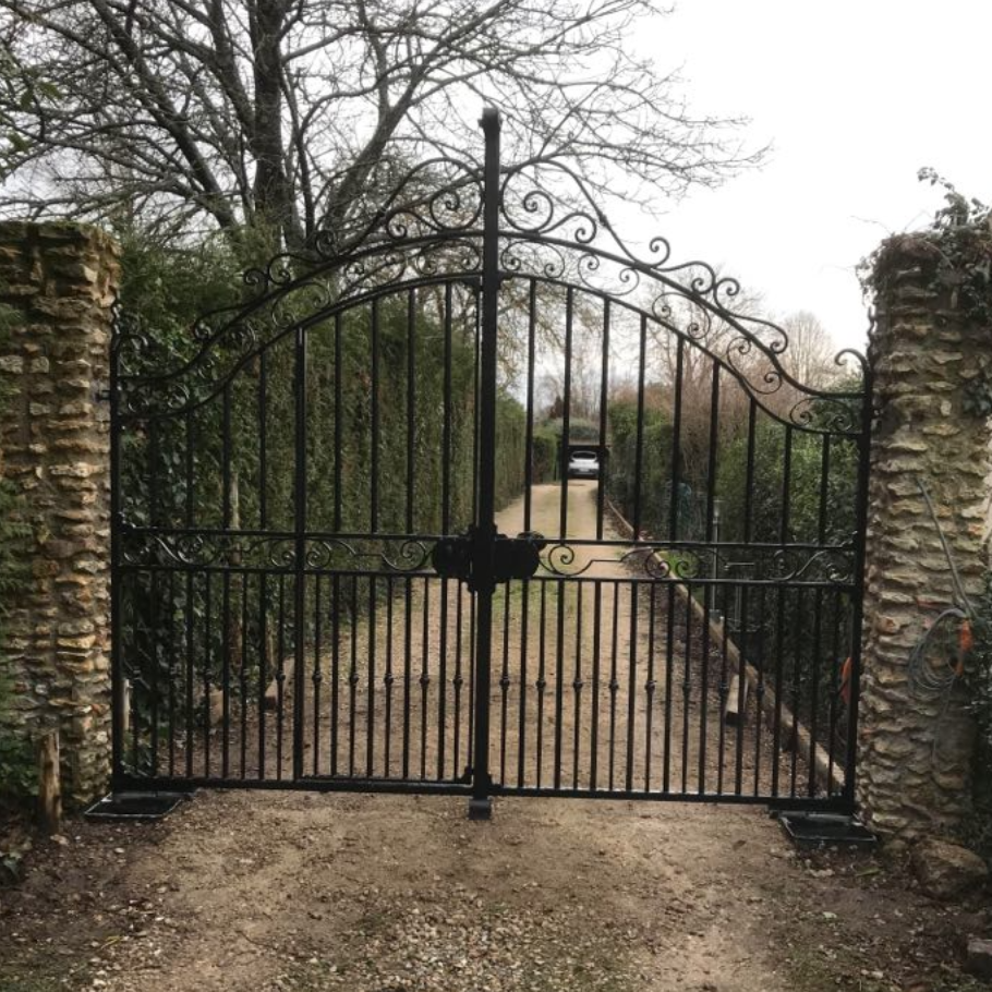Rénovation Portail en fer forgé - Garancières Yvelines 78
