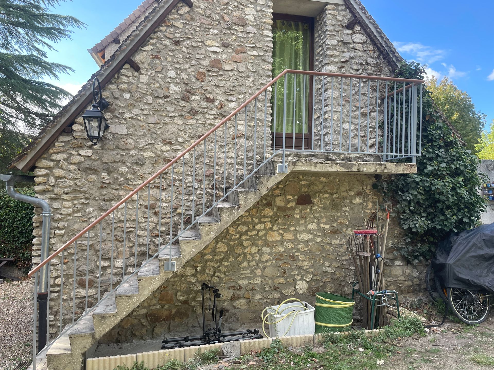 Confection rampe d'escalier métallique à Houdan
