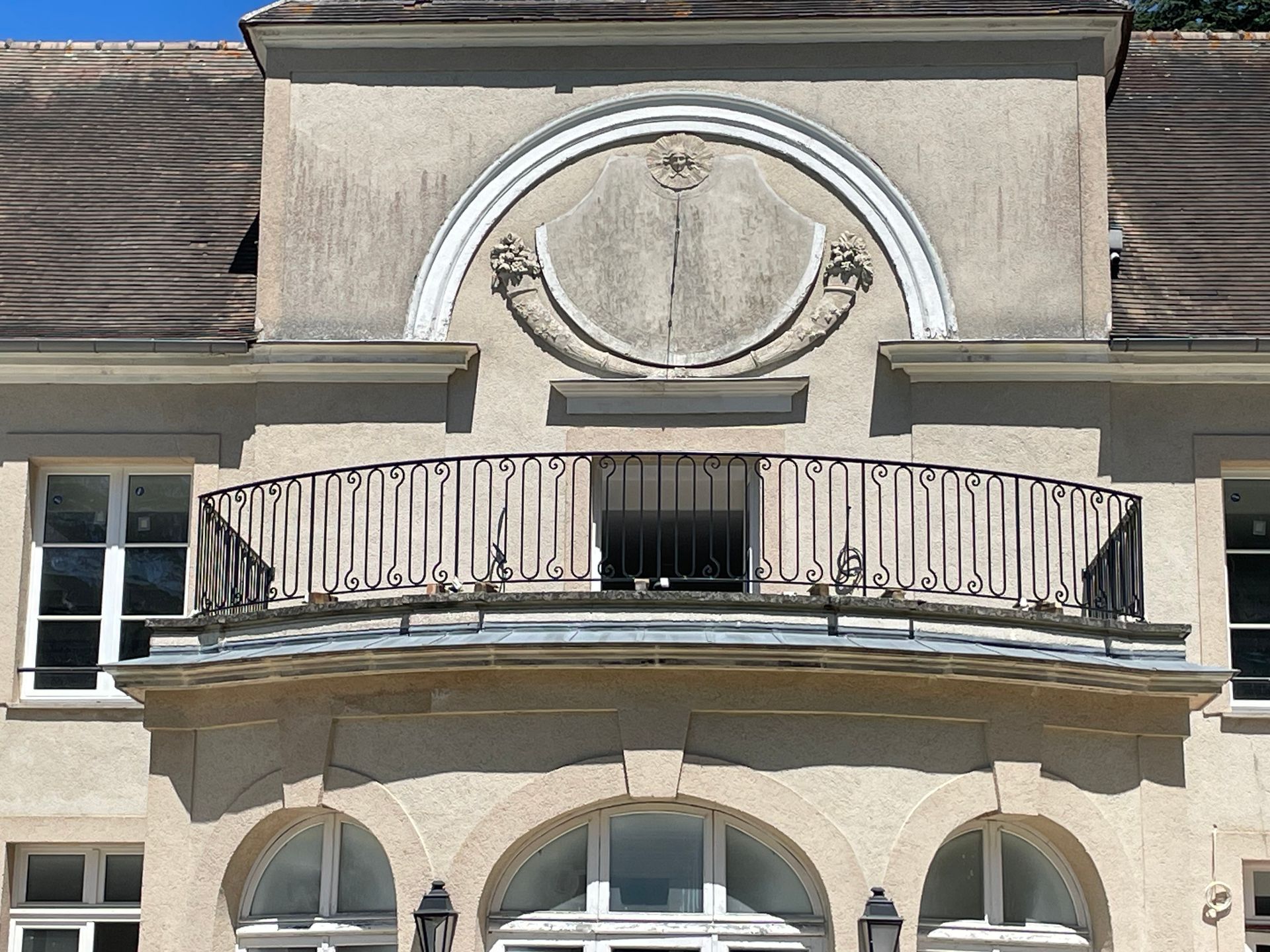 Garde-corps en acier au Golf, château de la Couharde - La Queue les Yvelines