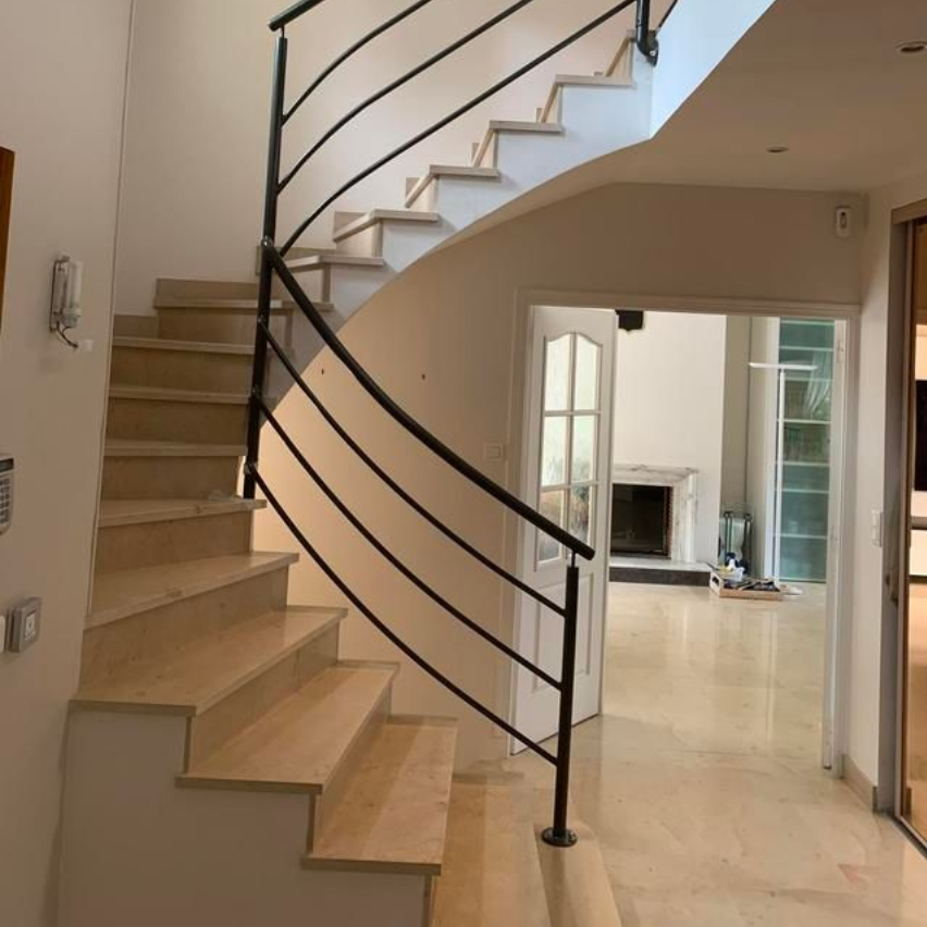 Garde corps escalier en acier Yvelines
