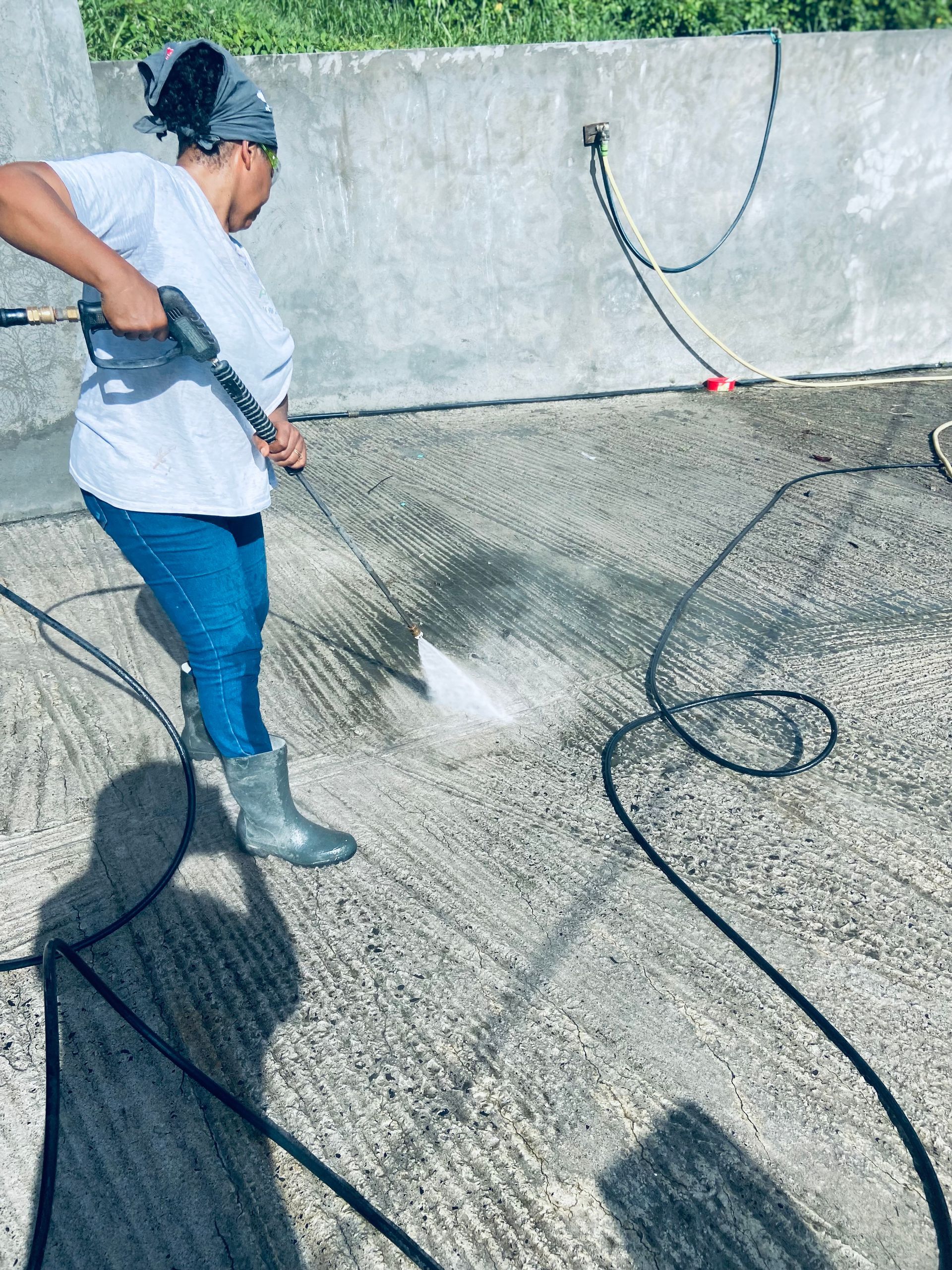 Nettoyage de surfaces extérieures