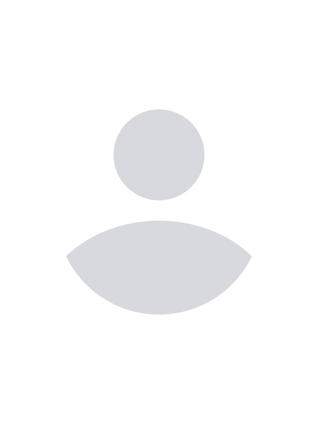 Silhouette d'une personne, avec une tête ronde sur un corps aux formes courbes.