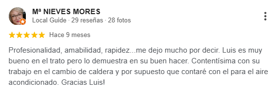 Una imagen borrosa de un testimonio de miguel aragon con cinco estrellas.