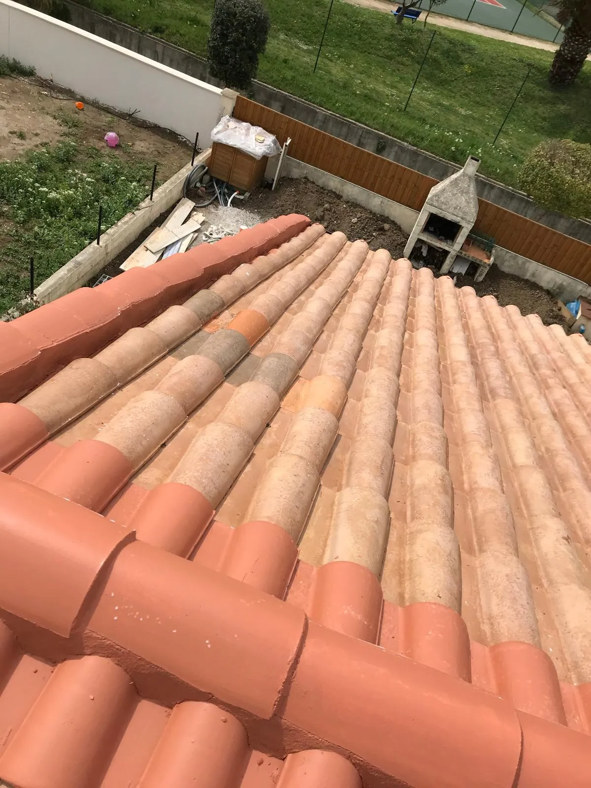 Couverture après nettoyage de Vignal Renovation