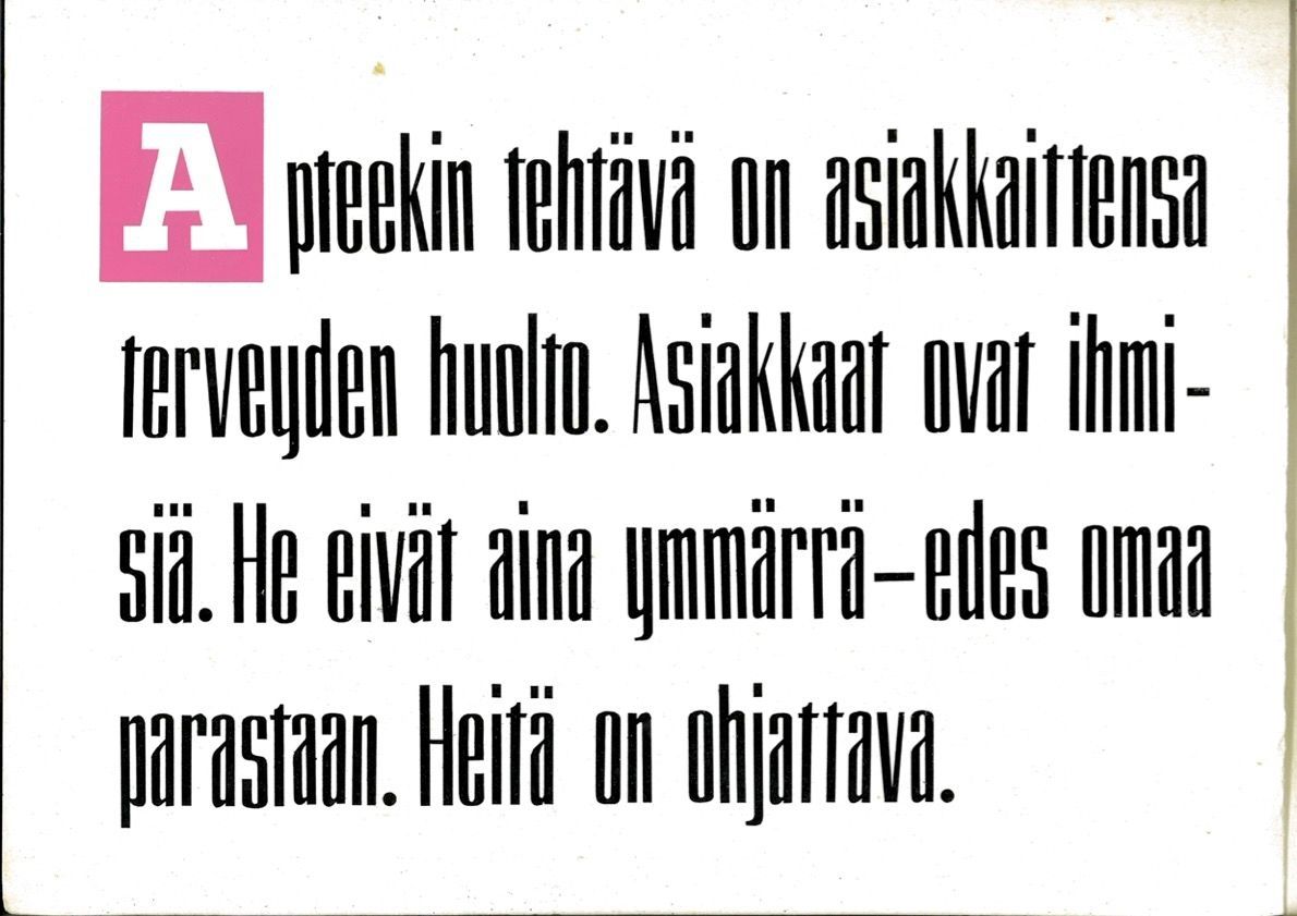 Apteekin historiikki