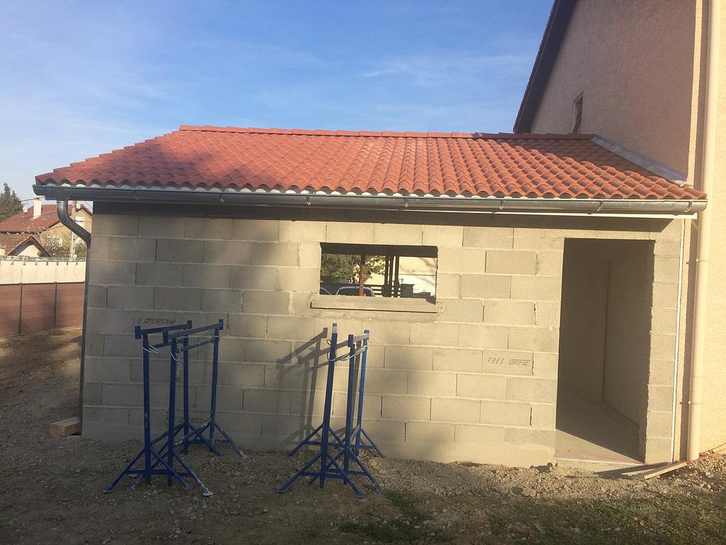 Nouveau mur pour un nouveau garage