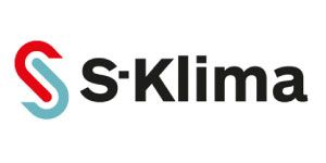 Das Logo von S-Klima ist ein rot-weiß-blaues Logo.