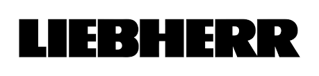 Le mot « LIEBHERR » en caractères gras et noirs.