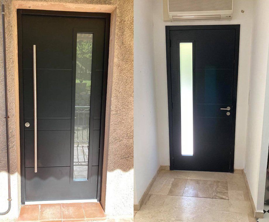 Porte d'entrée design