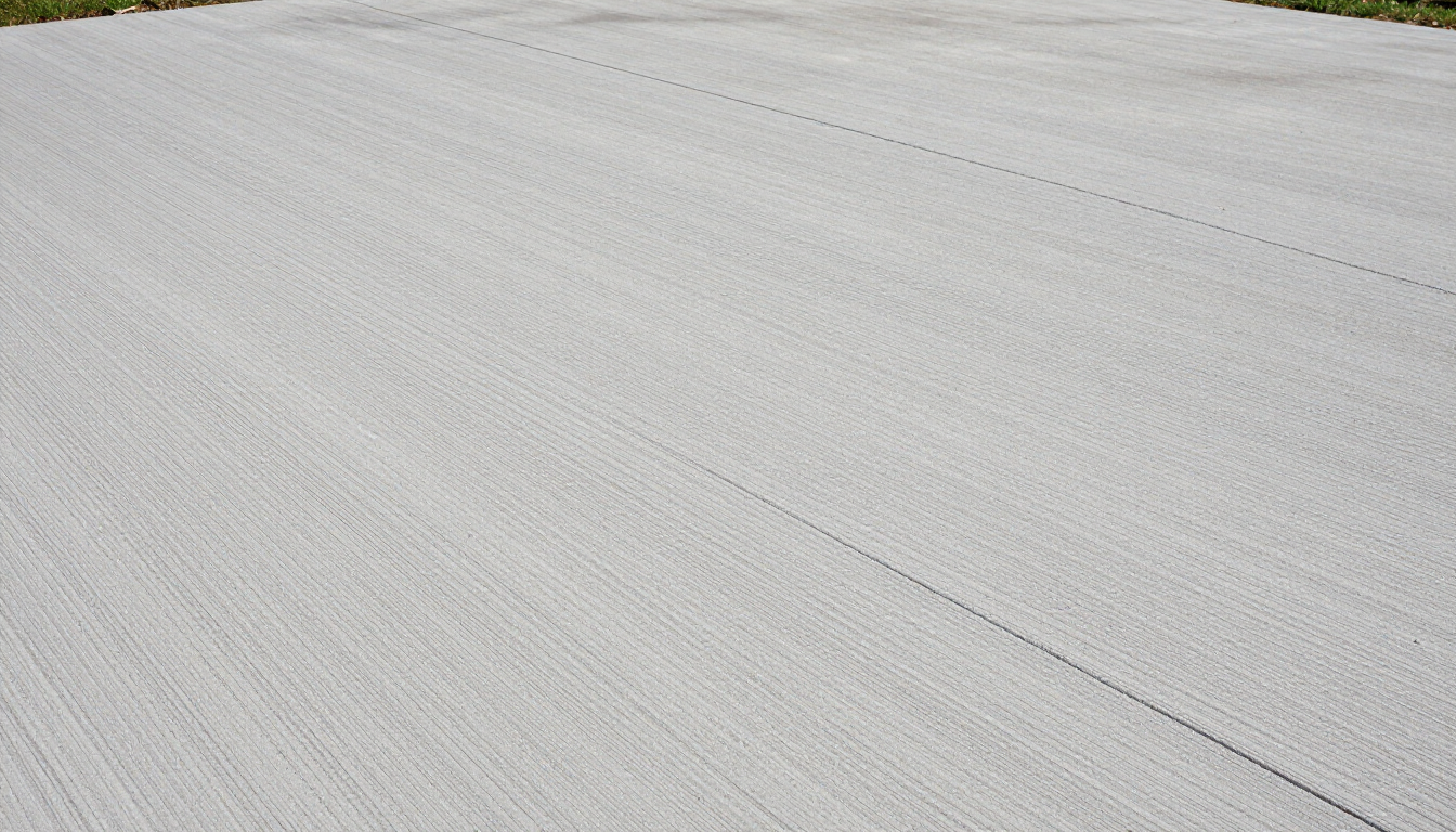 Primer plano de una superficie texturizada de color gris claro con una línea de costura diagonal.
