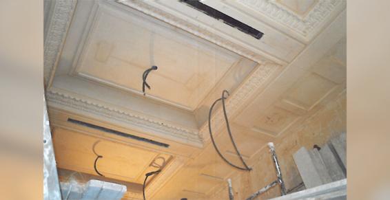 Plafond en rénovation