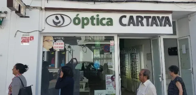 Letrero de una óptica: 