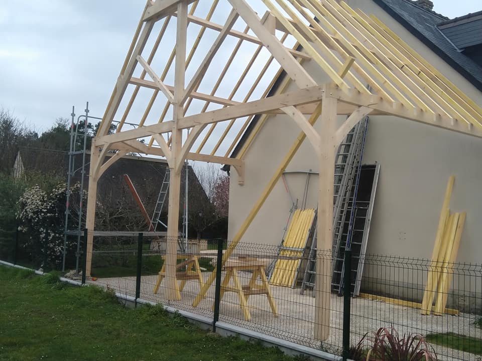 Charpente carport