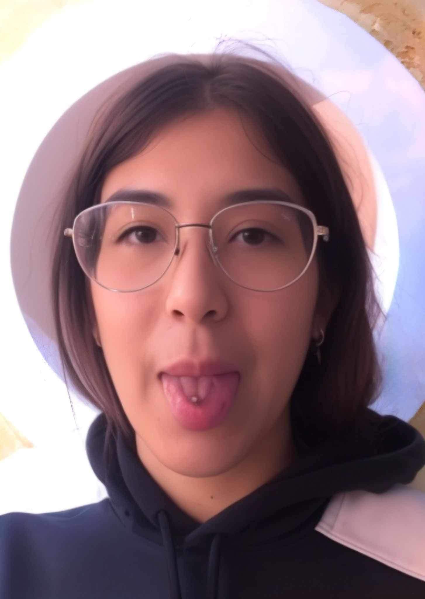 Piercing sur la langue