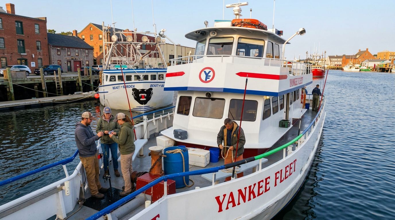 White ferry boat 