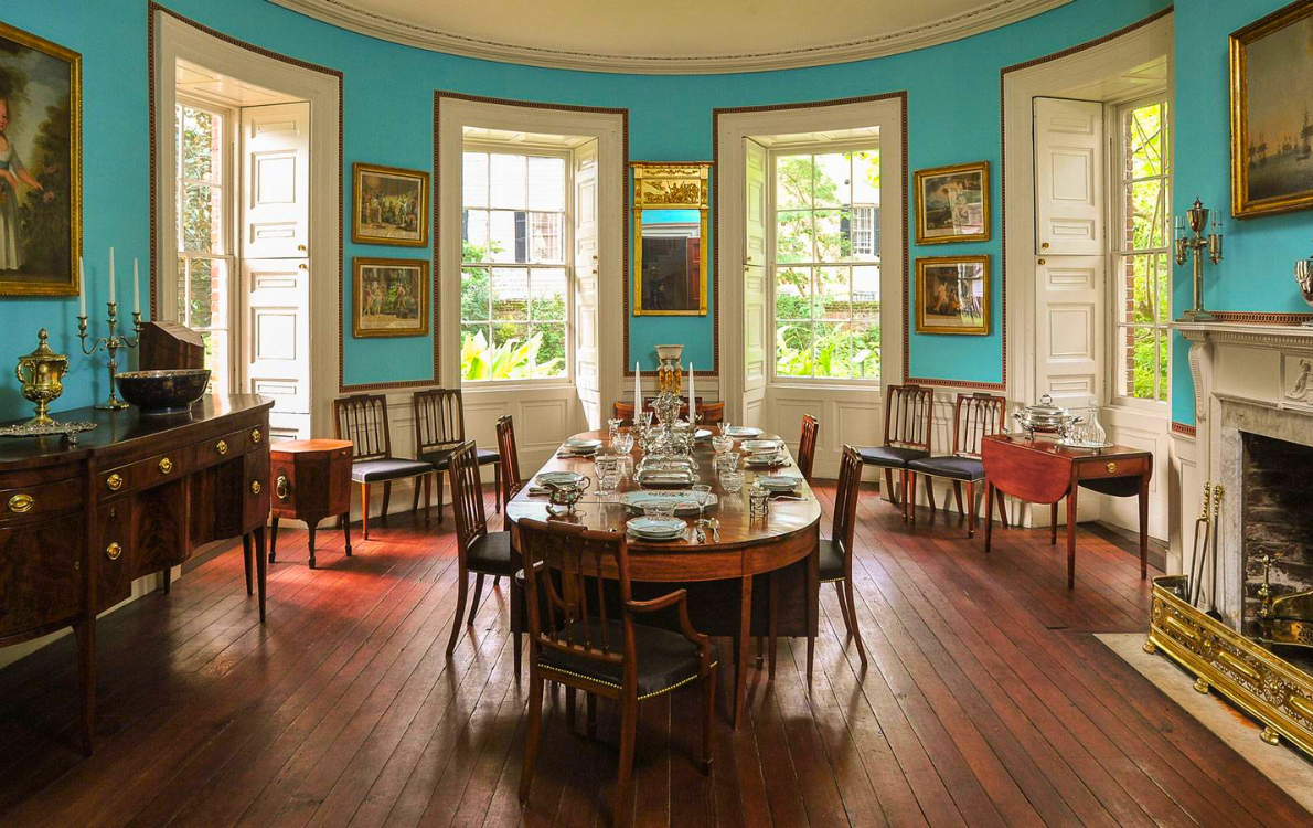 Step back in time at the Nathaniel Russell House in Charleston, SC