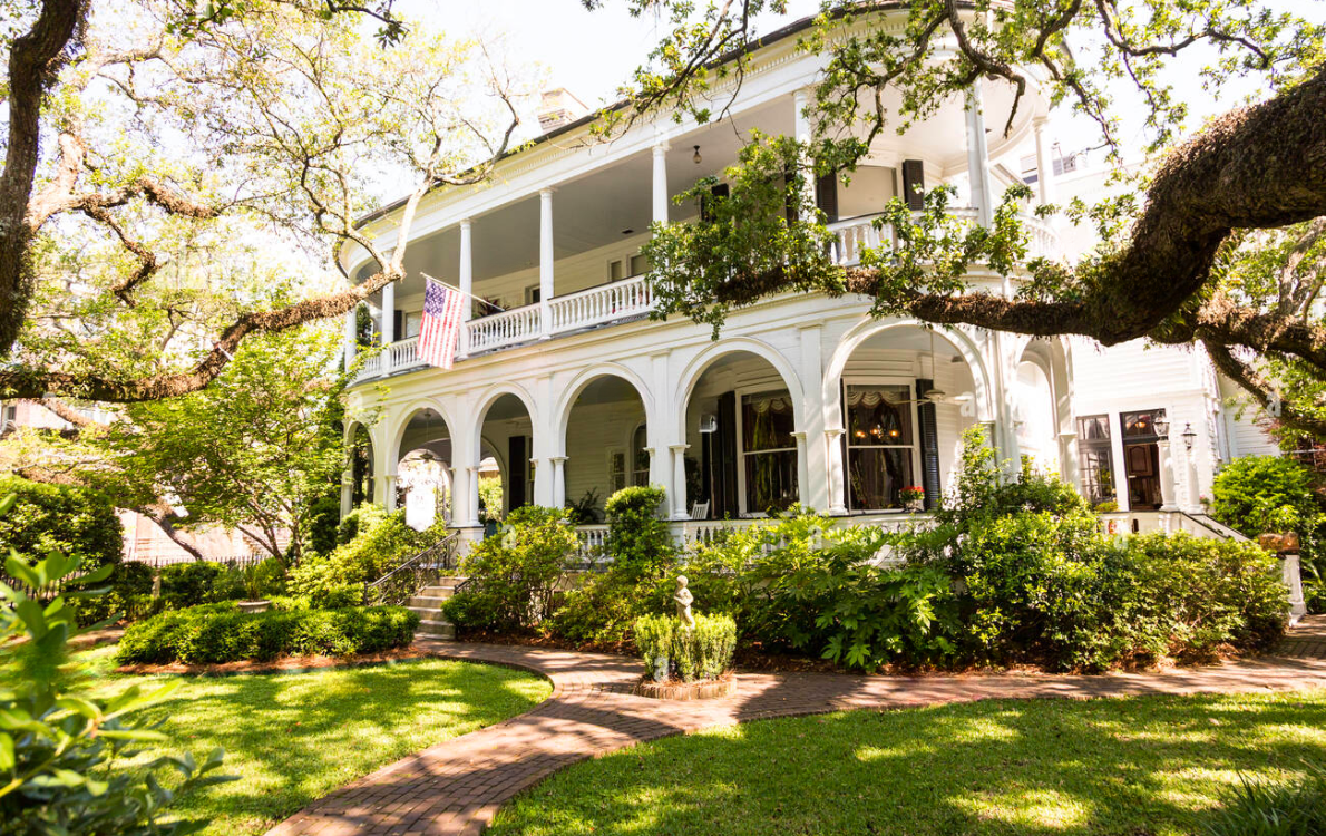 See historic homes on Meeting Street in Charleston, SC