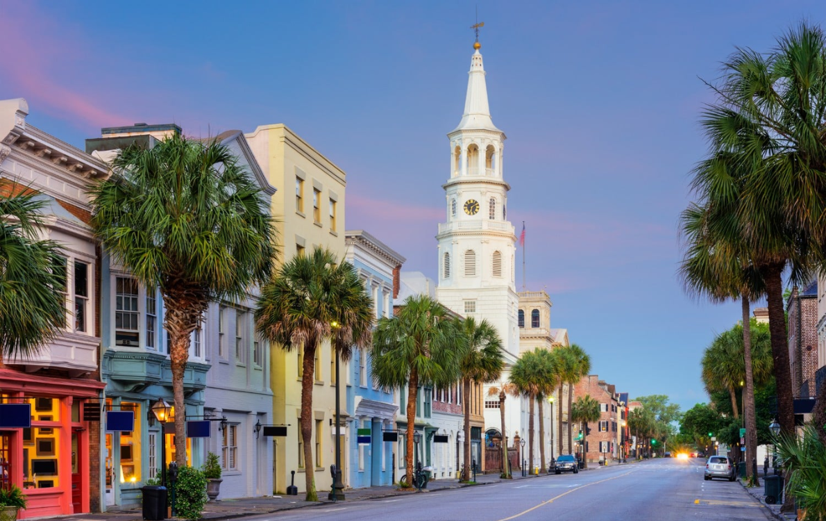 Stroll down historic king street in Charleston, SC