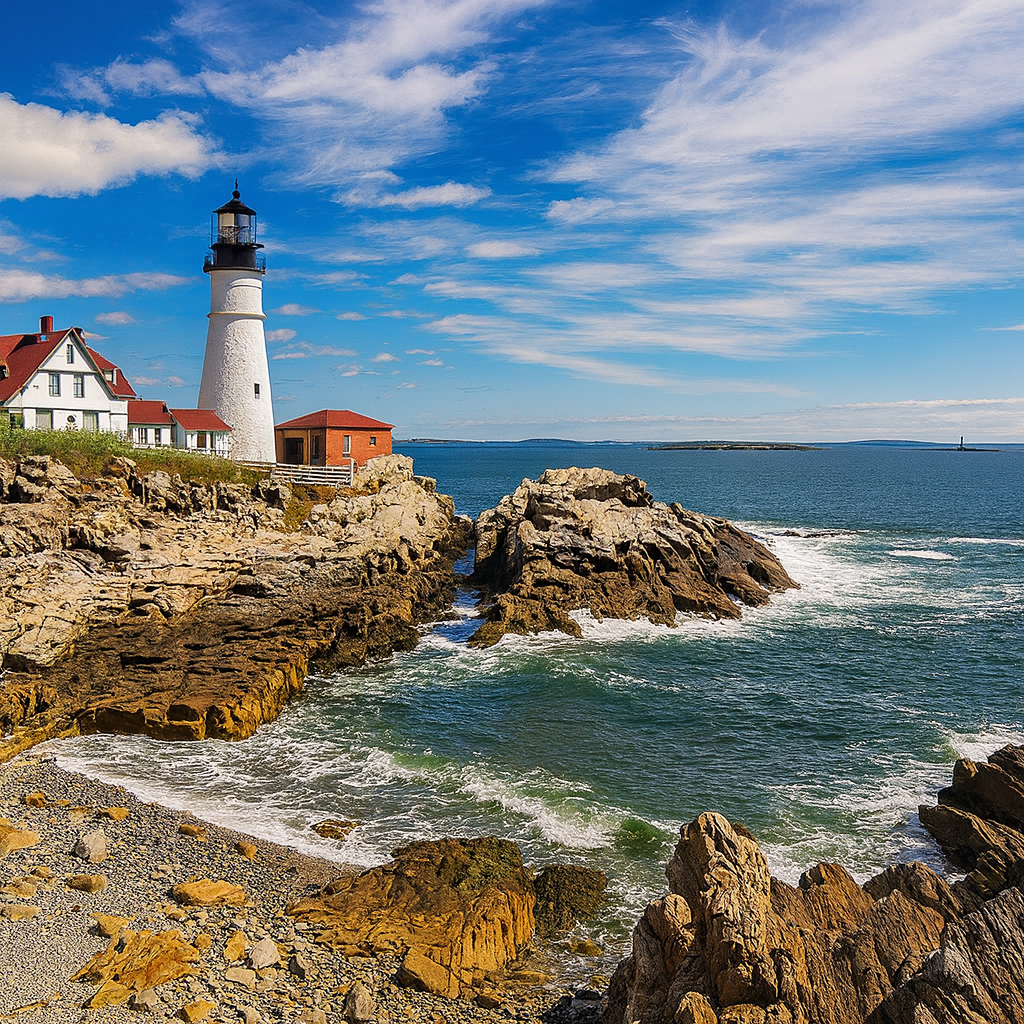 Lighthouse in Maine