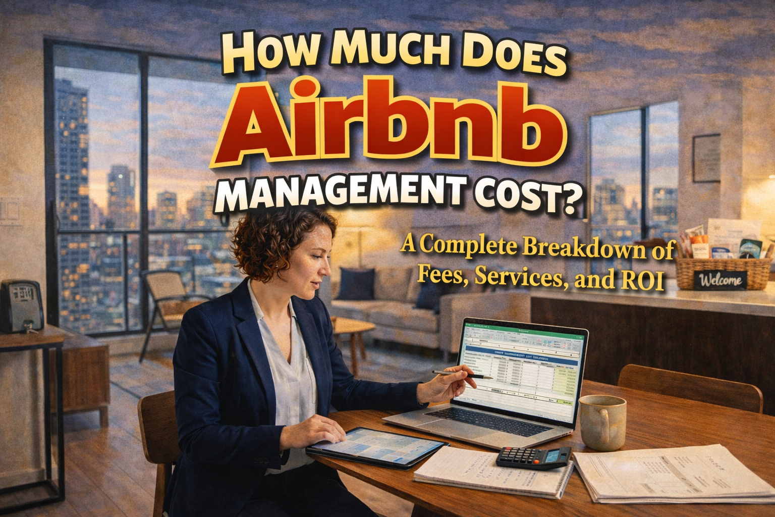Airbnb management typically costs 15%–35% of revenue. Learn what affects fees, what services are inc