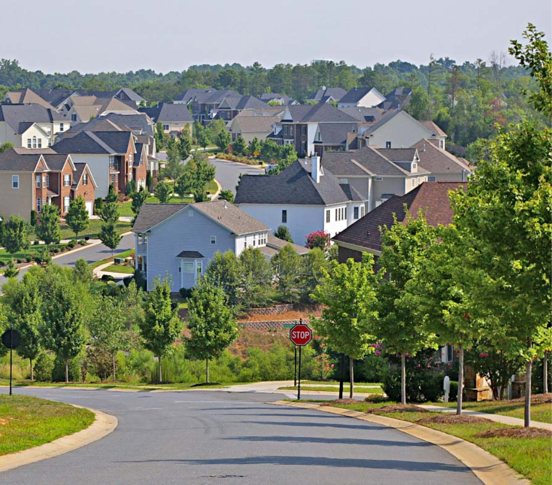 Spartanburg's skyline in the evening