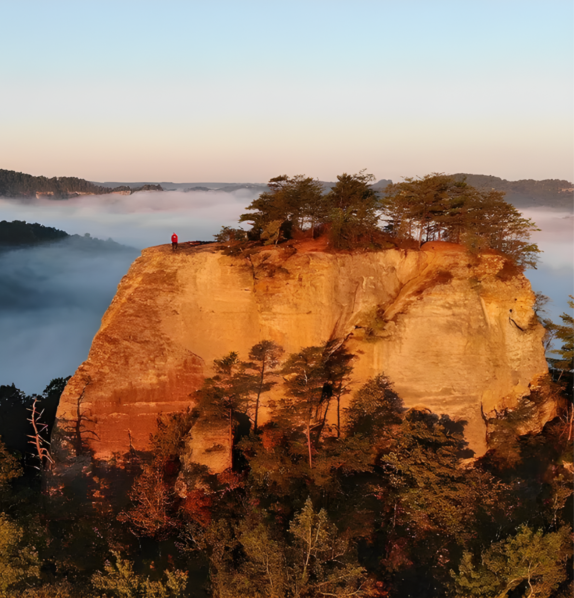 Oklahoma City skyline with the Oklahoma River visible