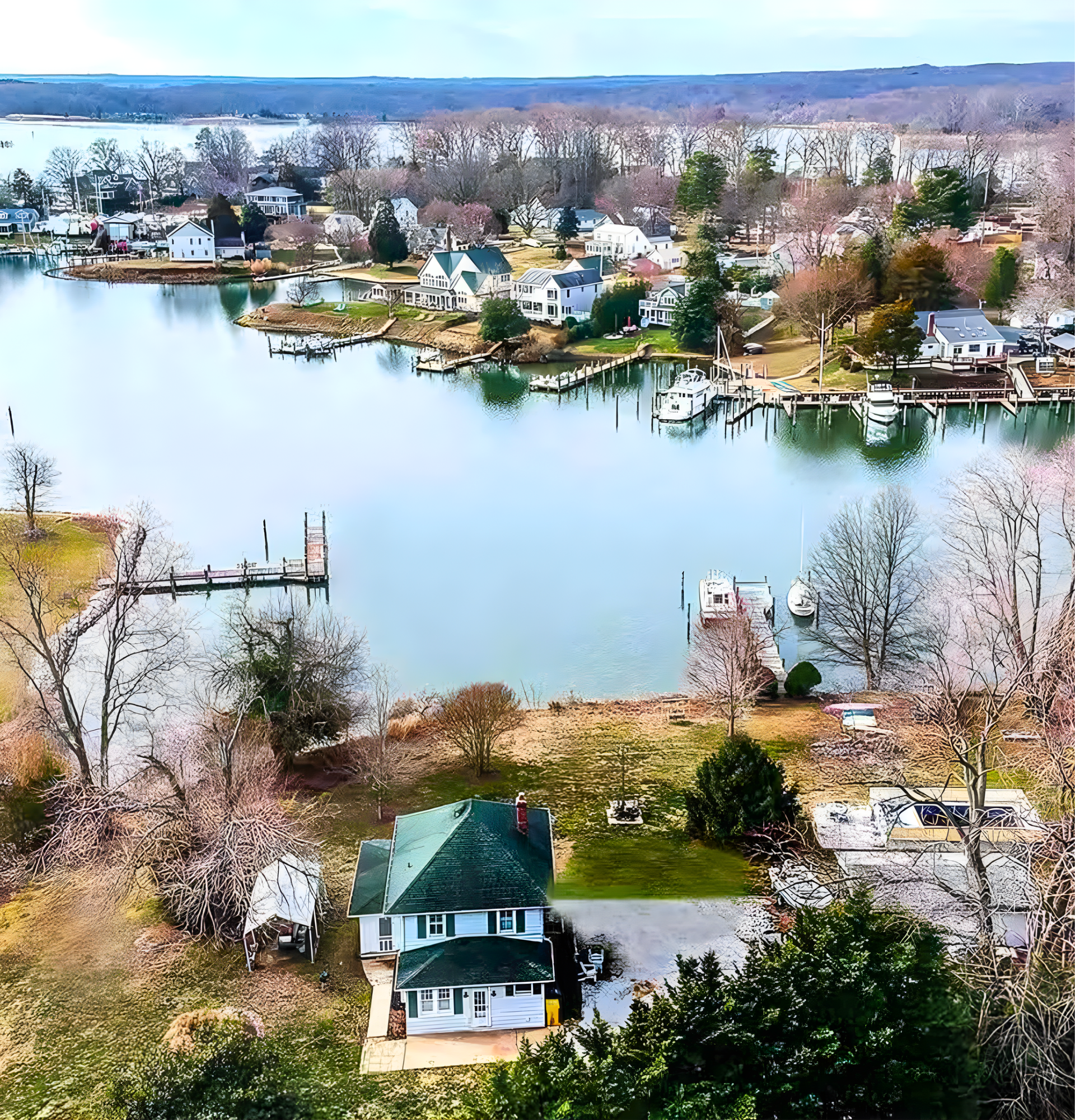 Oklahoma City skyline with the Oklahoma River visible