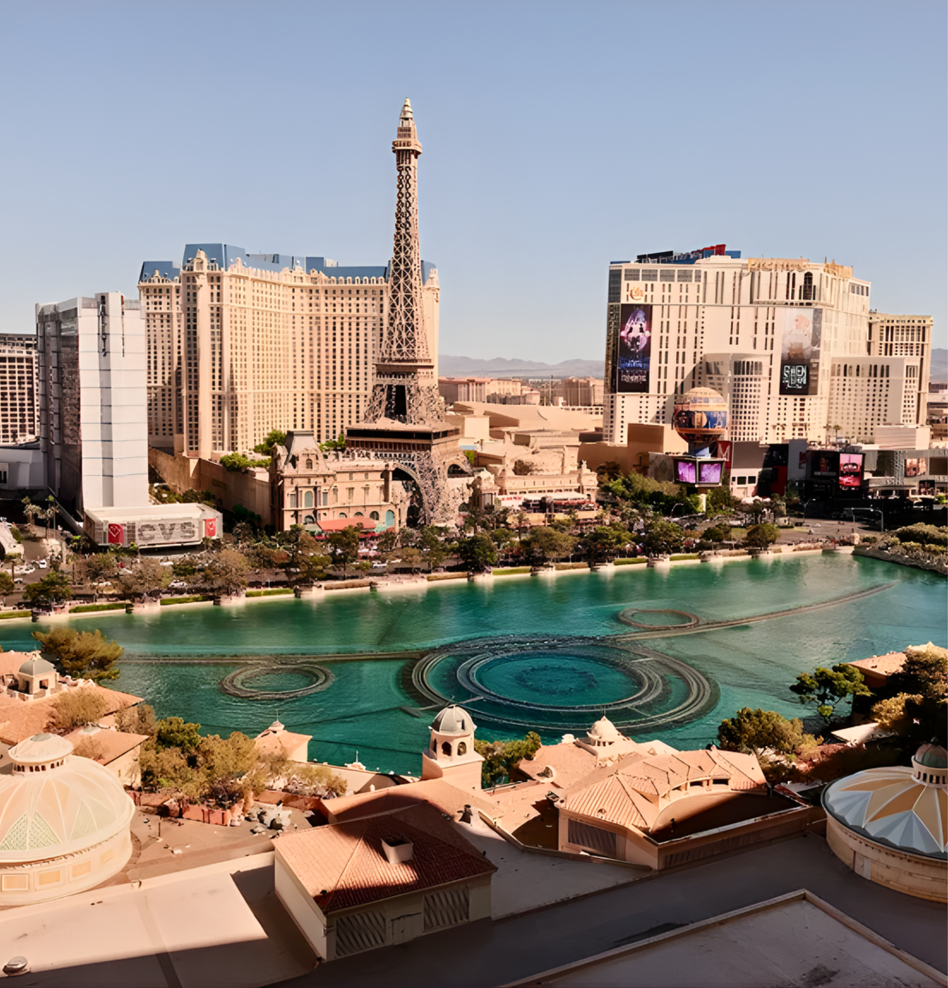 Oklahoma City skyline with the Oklahoma River visible