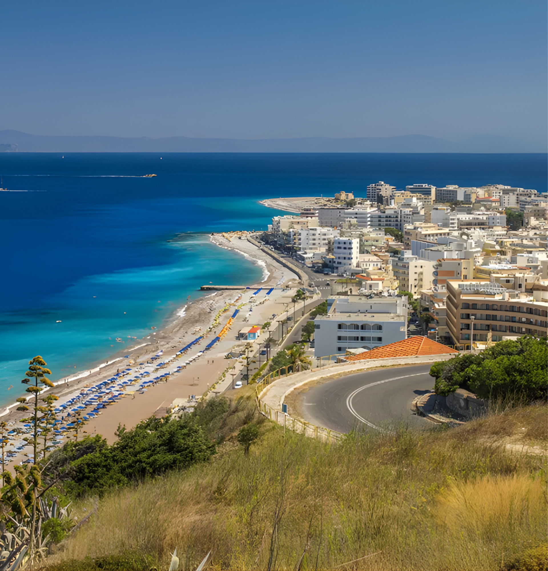 Oklahoma City skyline with the Oklahoma River visible