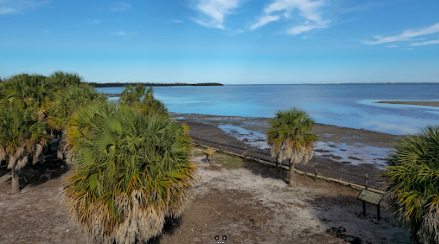 view of the beach on Honeymoon Island State Park